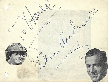 Cat. #0003703211:  DANA ANDREWS