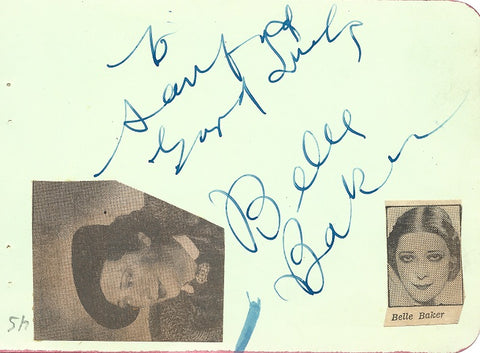 Cat. 00042221 BELLE BAKER