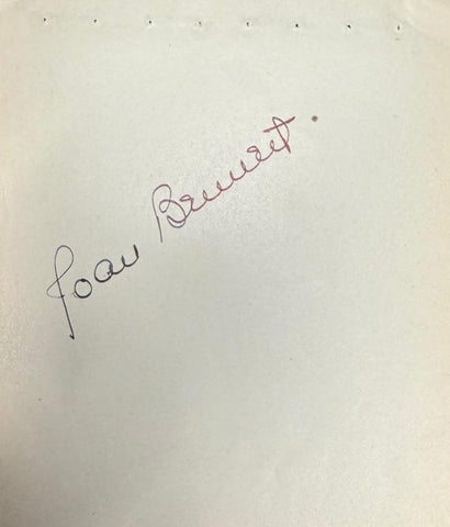 Cat. #0005022022:  JOAN BENNETT