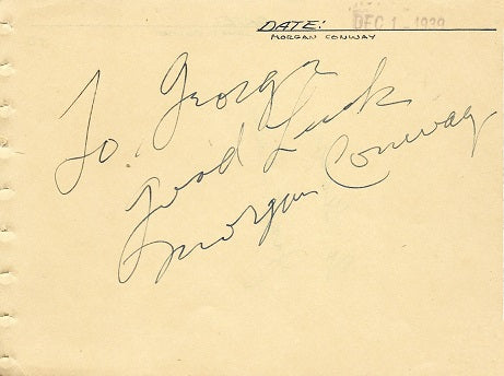 Cat. #00104101:  MORGAN CONWAY