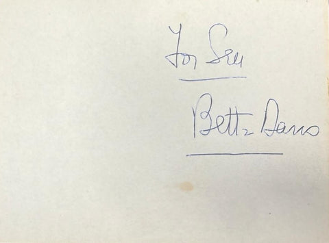 Cat. #00116632:  BETTE DAVIS