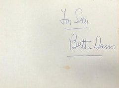 Cat. #00116632:  BETTE DAVIS