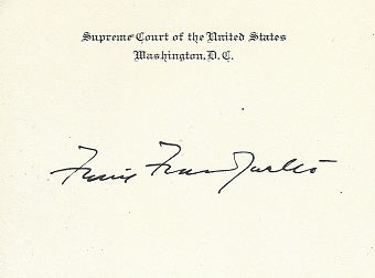 Cat. #001408924:  FELIX FRANKFURTER