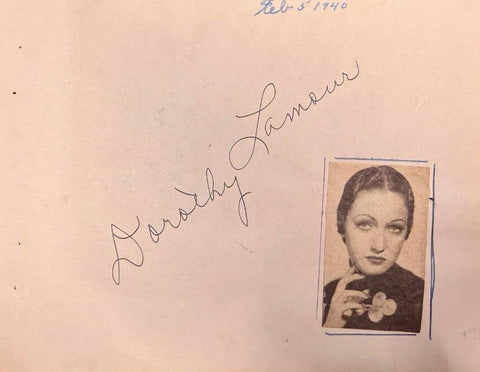Cat. #00159831:  DOROTHY LAMOUR