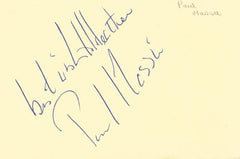 Cat. #00167311122:  PAUL MASSIE