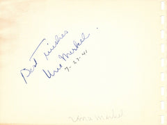 Cat. #001675:  UNA MERKEL