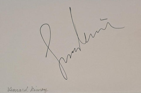 Cat. #0019631201:  LEONARD NIMOY