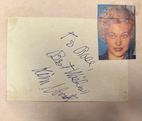 Cat. #0019632212221:  KIM NOVAK