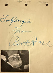 Cat. #0031123151:  BERT ROACH