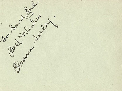 Cat. #0032213:  BLOSSOM SEELEY