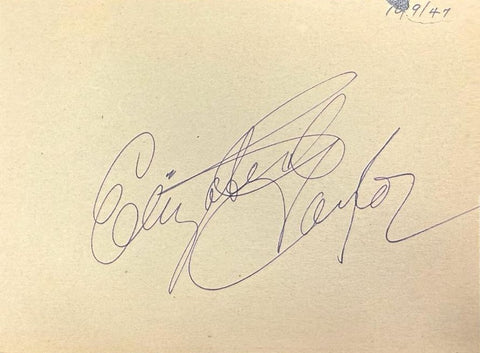 Cat. #004111632:  ELIZABETH TAYLOR