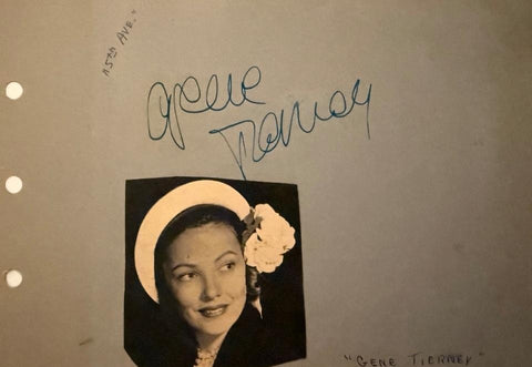 Cat. #005210011:  GENE TIERNEY