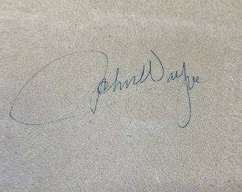 Cat. #00566322:  JOHN WAYNE