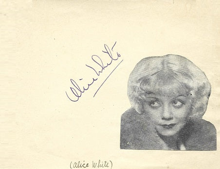 Cat. #00576521102: ALICE WHITE