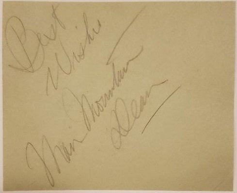 Cat. #00117012: MAN MOUNTAIN DEAN