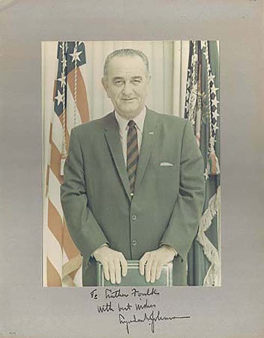 Cat. 0015821133 LYNDON B. JOHNSON
