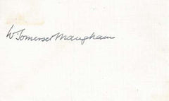 Cat. #0016731113:  M. SOMERSET MAUGHAM