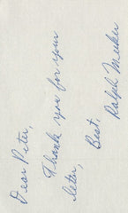 Cat. #001673193:  RALPH MEEKER